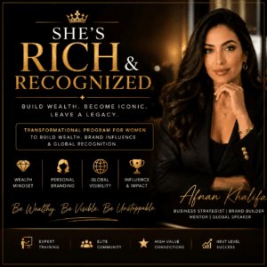 She's Rich & Recognized course – Afnan Khalifa