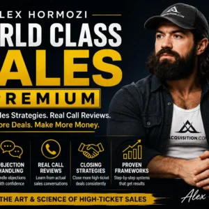 Alex Hormozi – World Class Sales Premium